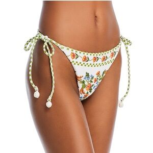 Farm Rio Banana Vitamin Side Tie Bikini Bottom